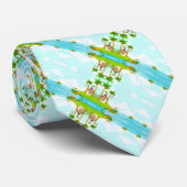 ハワイアンアイランドサテンタータンチェックパターン ネクタイ (ロール)