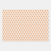 ハワイアンアイランドトロピカルハイビスカスフラワーズフローラ ラッピングペーパーシート (正面3)