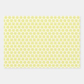 ハワイアンアイランドトロピカルハイビスカスフラワーズフローラ ラッピングペーパーシート (正面)