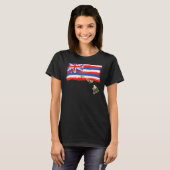 ハワイアンアイランドハワイ国旗 Tシャツ (正面フル)