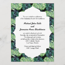 ハワイアンアイランドビーチ結婚式モンステラデリシオーサ