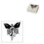 ハワイアンアイランドフラガールオーキッドフェアリーアート ラバースタンプ (押印)