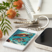 ハワイアンアイランドマウイアロハ キーホルダー (正面右)
