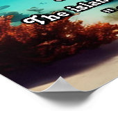 ハワイアンアイランドラナイアロハ ポスター (角)