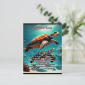 ハワイアンアイランドラナイアロハ ポストカード (スタンド正面)