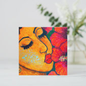 ハワイアンアロハアートカードバ空白のック (スタンド正面)