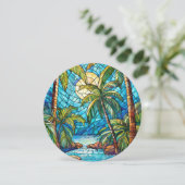 ハワイアンアロハアートカードバ空白のック (スタンド正面)