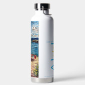 ハワイアンアロハカヌー水筒 ウォーターボトル (左面)