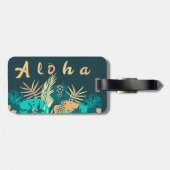 ハワイアンアロハグリーティングラゲッジ。タグ ラゲッジタグ (裏面横)