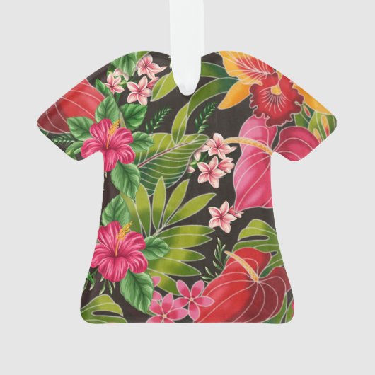 ハワイアンアロハシャツクリスマスオーナメント オーナメント (裏面)