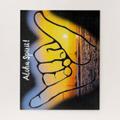 ハワイアンアロハスピリットつるアルーズ ジグソーパズル (縦)