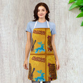 ハワイアンアロハティキバーレトロルアウ（ハワイ式宴会）パーティー エプロン