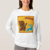 ハワイアンアロハティキバーレトロルアウ(ハワイ式宴会)パーティー Tシャツ (正面)