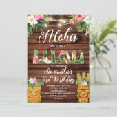ハワイアンアロハトロピカルバースデールアウパーティー 招待状 (スタンド正面)