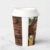 ハワイアンアロハトロピカル誕生日ルアウ（ハワイ式宴会）パーティー 紙コップ (右)