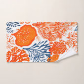 ハワイアンアロハプリントトロピカルパターン バスタオルセット (ハンドタオル)