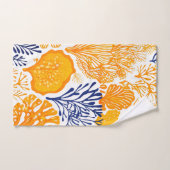 ハワイアンアロハプリントトロピカルパターン バスタオルセット (ハンドタオル)