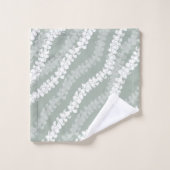 ハワイアンアロハプリントトロピカルパターン バスタオルセット (ウォッシュタオル)