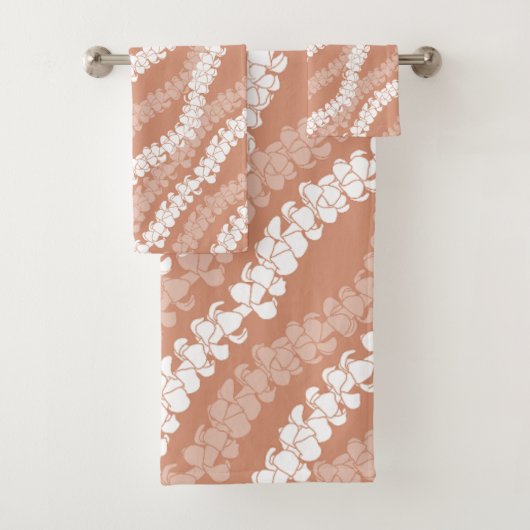 ハワイアンアロハプリントトロピカルパターン バスタオルセット (インサイチュ)