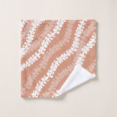 ハワイアンアロハプリントトロピカルパターン バスタオルセット (ウォッシュタオル)