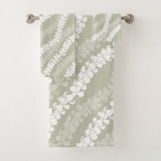 ハワイアンアロハプリントトロピカルパターン バスタオルセット (インサイチュ)