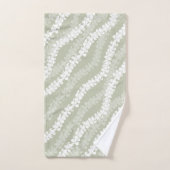 ハワイアンアロハプリントトロピカルパターン バスタオルセット (ハンドタオル)