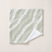 ハワイアンアロハプリントトロピカルパターン バスタオルセット (ウォッシュタオル)