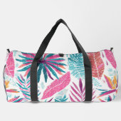 ハワイアンアロハプリントプリンキー ダッフルバッグ (裏面)