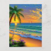 ハワイアンアロハポストカード ポストカード (正面)