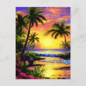ハワイアンアロハポストカード ポストカード (正面)