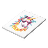 ハワイアンアロハユニコーン ノートパッド (回転)