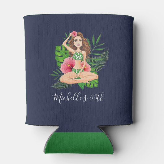 ハワイアンアロハルアウ（ハワイ式宴会）バースデーパーティーゲストハウス 缶クーラー (裏面)