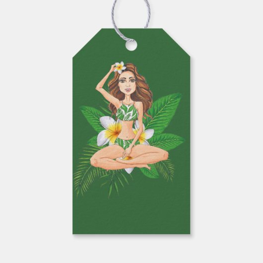 ハワイアンアロハルアウ（ハワイ式宴会）パーティーゲストハウス ギフトタグ (裏面)