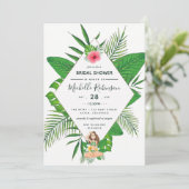 ハワイアンアロハルアウ（ハワイ式宴会）ブライダルシャワー招待 招待状 (スタンド正面)