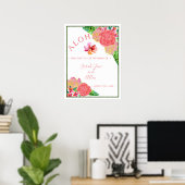 ハワイアンアロハ結婚の歓迎 ポスター (ホームオフィス)