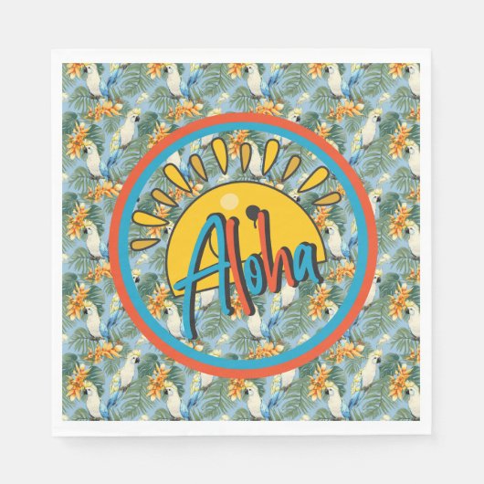 ハワイアンアロハ スタンダードランチョンナプキン (正面)