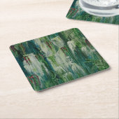 ハワイアンウォーターフォールズカウアイ スクエアペーパーコースター (アングル)