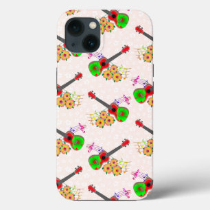 ハワイアンウクレレハイビスカスフラワーズフローラ iPhone 13ケース