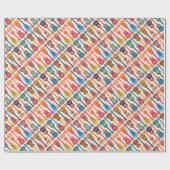 ハワイアンウクレレ ラッピングペーパー (フラット)