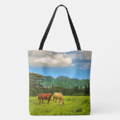 ハワイアンウマズアットデュスクカウアイ、ハワイアンビーチバッグ トートバッグ (裏面)