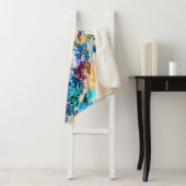 ハワイアンウミガメ水彩 シェルパブランケット (インサイチュ)