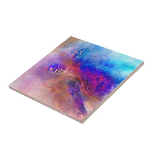 ハワイアンウミガメ タイル (側面)