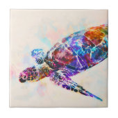 ハワイアンウミガメ タイル (正面)