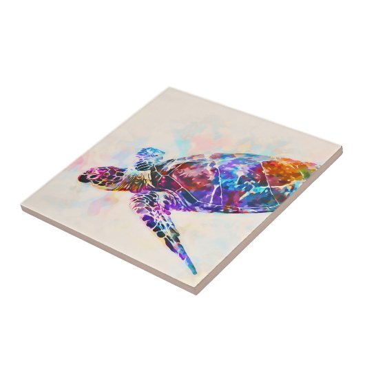 ハワイアンウミガメ タイル (側面)