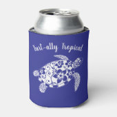 ハワイアンウミガメ – タルト – 同盟熱帯 – 青 缶クーラー (缶正面)