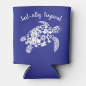 ハワイアンウミガメ – タルト – 同盟熱帯 – 青 缶クーラー (正面)