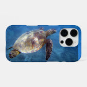 ハワイアンウミガメiPhone / iPadケース iPhoneケース (裏面横)