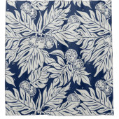 ハワイアンウルパンフルーツネイビー シャワーカーテン (正面)