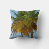 ハワイアンエキゾチックビーチパームツリーズ クッション (裏面)