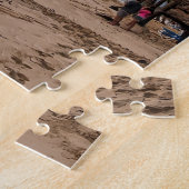 ハワイアンエキゾチックビーチパームツリーズ&サンライズ ジグソーパズル (側面)